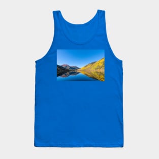 Colorado Rocky Mountain Scenic Autumn Landscape Tank Top